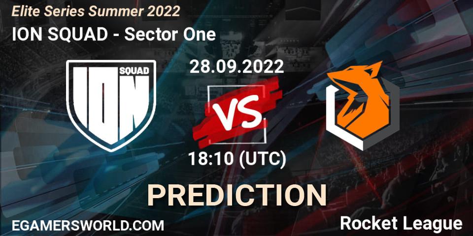 ION SQUAD contre Sector One : prédiction de match. 28.09.22. Rocket League, Elite Series Summer 2022