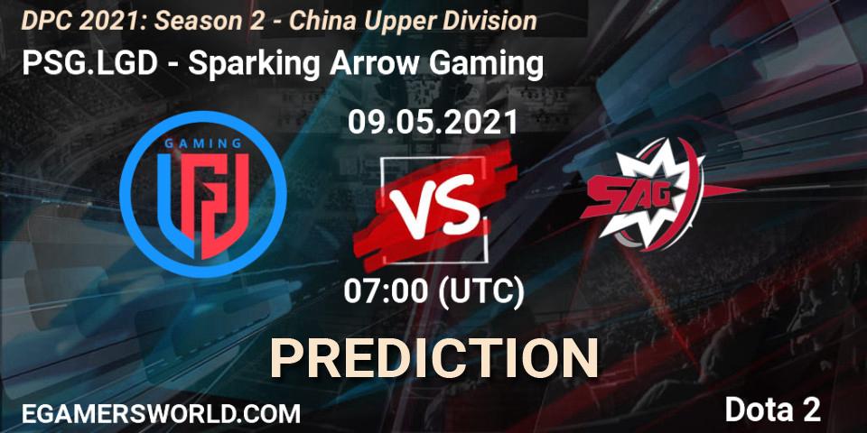 PSG.LGD contre Sparking Arrow Gaming : prédiction de match. 09.05.2021 at 07:40. Dota 2, DPC 2021: Season 2 - China Upper Division