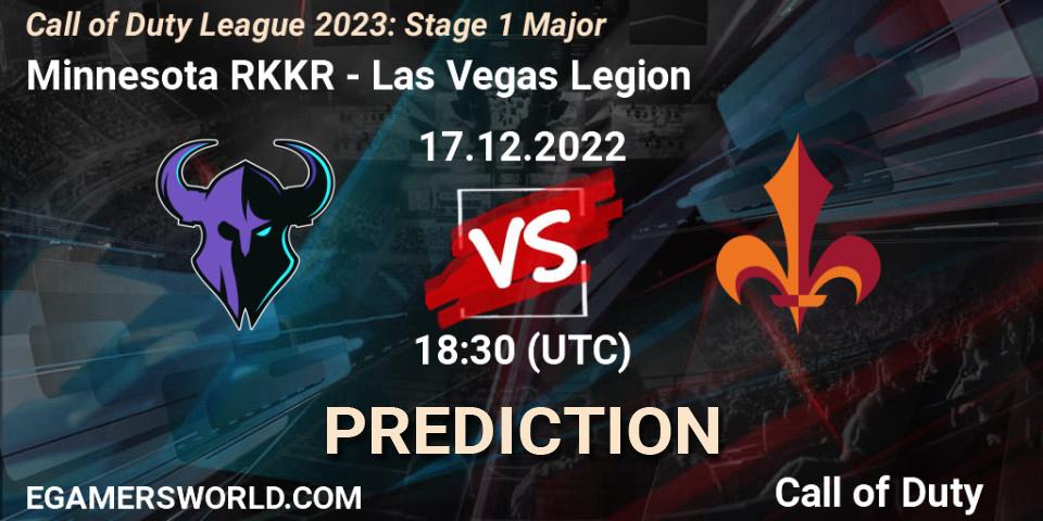 Minnesota RØKKR contre Las Vegas Legion : prédiction de match. 17.12.2022 at 18:30. Call of Duty, Call of Duty League 2023: Stage 1 Major