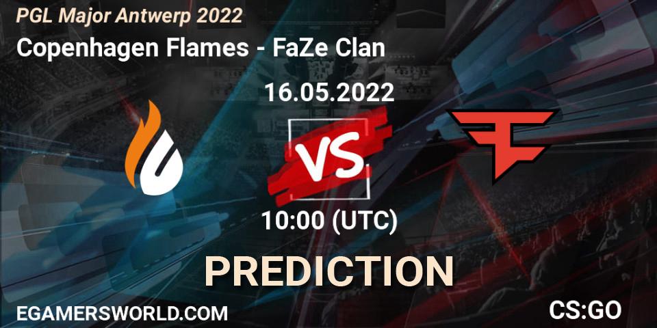 Copenhagen Flames contre FaZe Clan : prédiction de match. 16.05.2022 at 10:00. Counter-Strike (CS2), PGL Major Antwerp 2022
