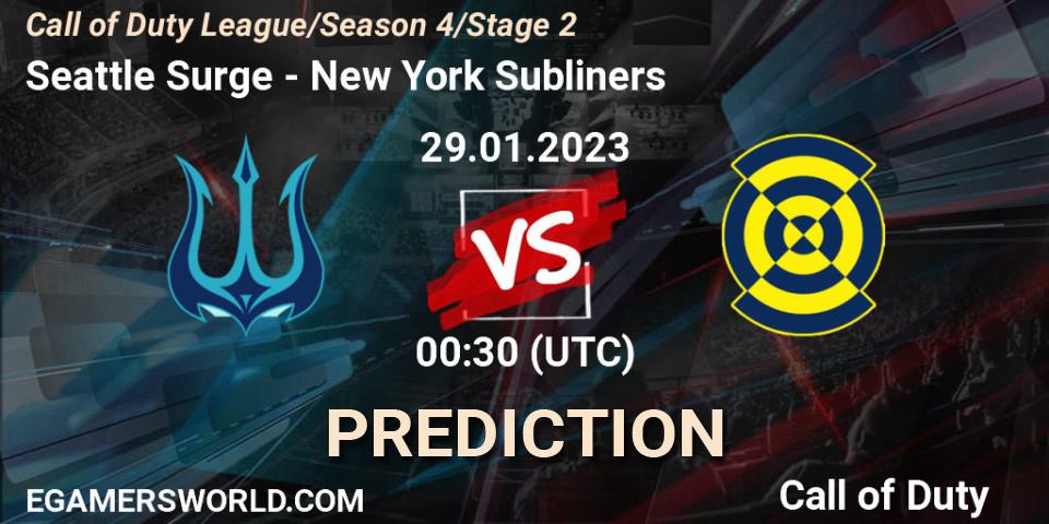 Seattle Surge contre New York Subliners : prédiction de match. 29.01.23. Call of Duty, Call of Duty League 2023: Stage 2 Major Qualifiers