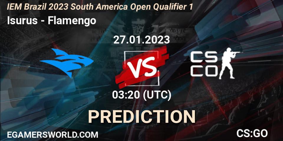 Isurus contre Flamengo : prédiction de match. 27.01.23. CS2 (CS:GO), IEM Brazil Rio 2023 South America Open Qualifier 1