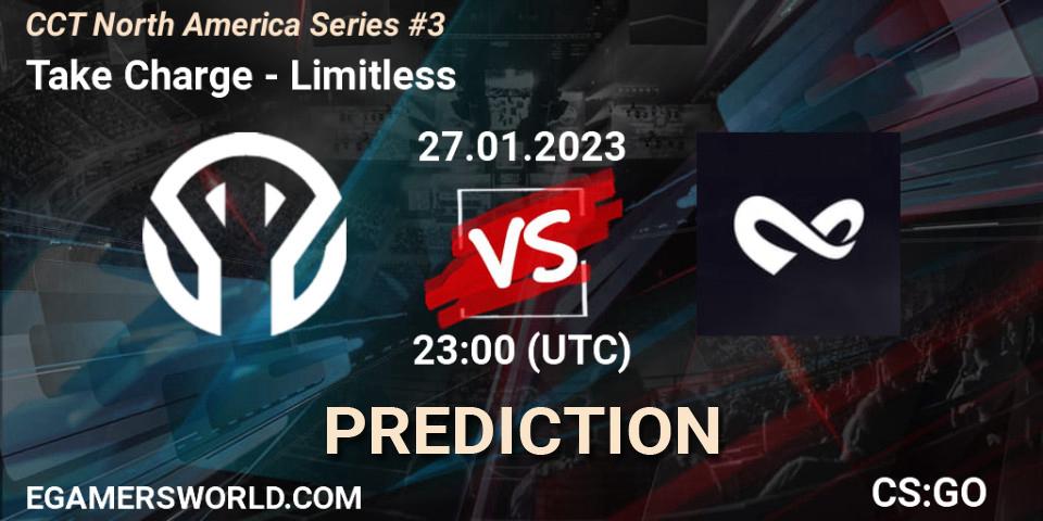 Take Charge contre Limitless : prédiction de match. 28.01.23. CS2 (CS:GO), CCT North America Series #3