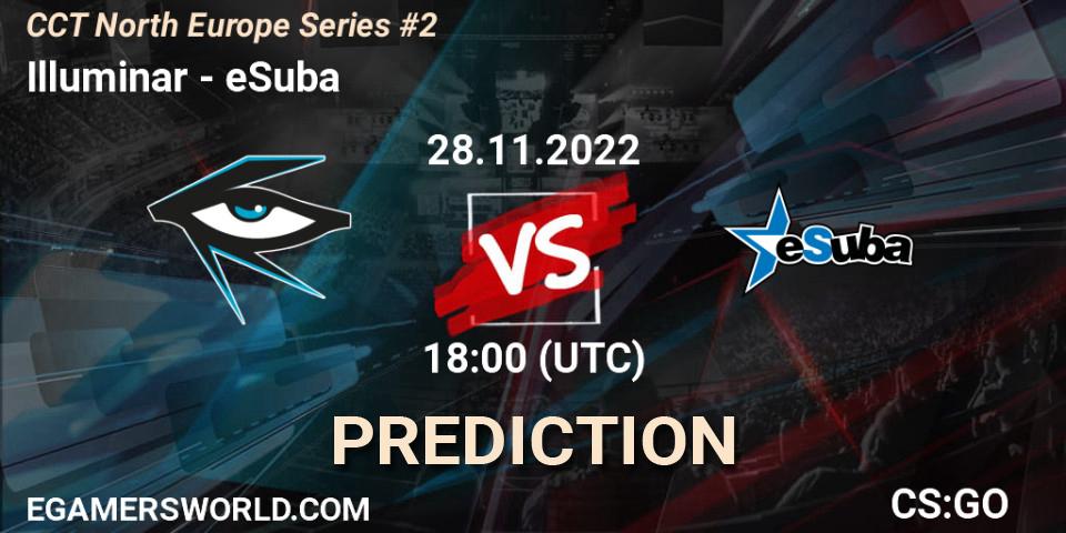 Illuminar contre eSuba : prédiction de match. 28.11.22. CS2 (CS:GO), CCT North Europe Series #2