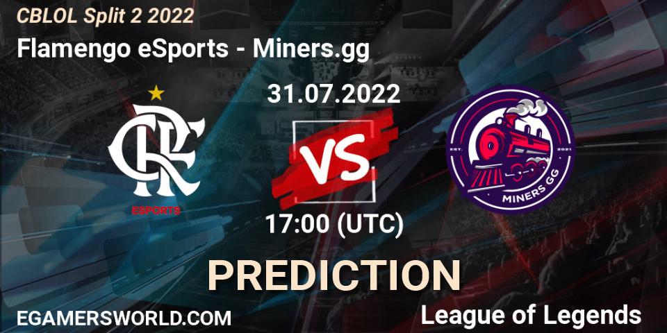 Flamengo eSports contre Miners.gg : prédiction de match. 31.07.22. LoL, CBLOL Split 2 2022
