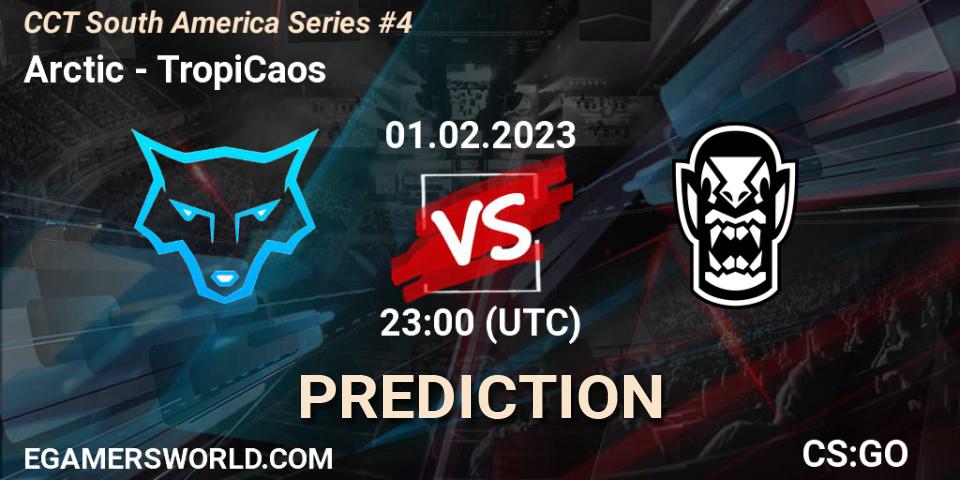 Arctic contre TropiCaos : prédiction de match. 01.02.23. CS2 (CS:GO), CCT South America Series #4