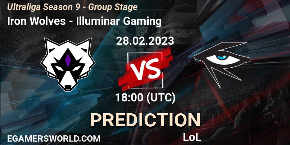 Iron Wolves contre Illuminar Gaming : prédiction de match. 28.02.23. LoL, Ultraliga Season 9 - Group Stage