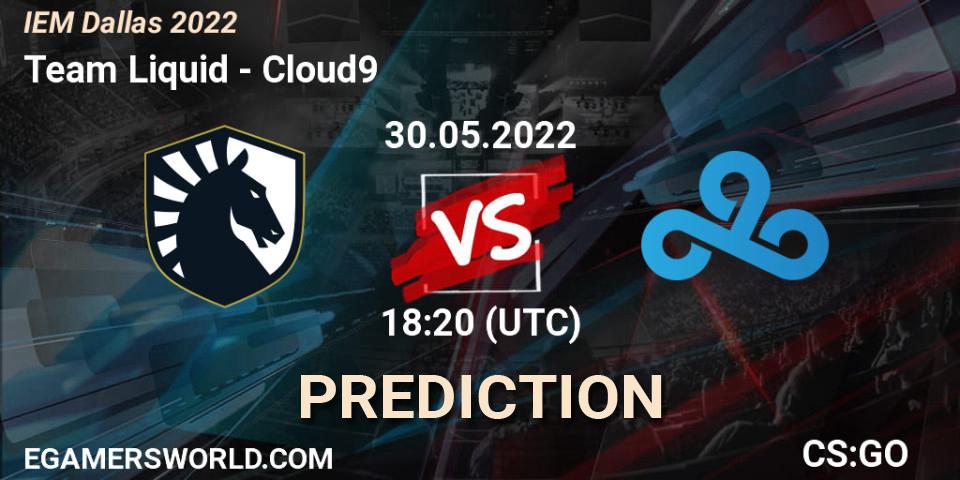 Team Liquid contre Cloud9 : prédiction de match. 30.05.2022 at 18:45. Counter-Strike (CS2), IEM Dallas 2022