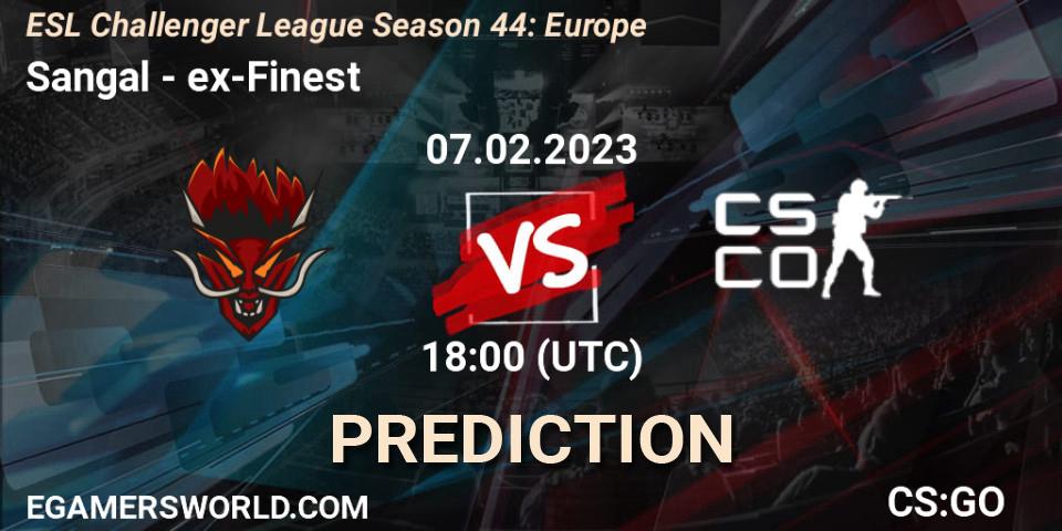 Sangal contre ex-Finest : prédiction de match. 07.02.23. CS2 (CS:GO), ESL Challenger League Season 44: Europe