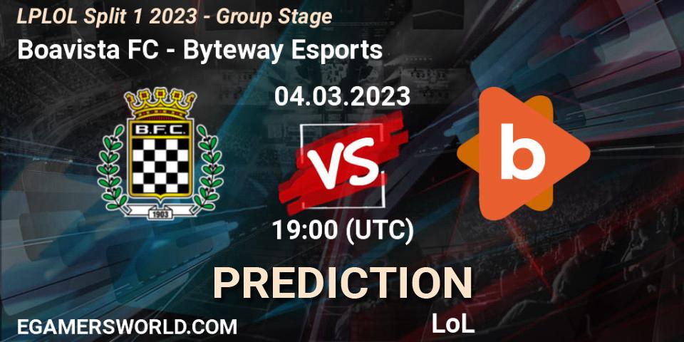 Boavista FC contre Byteway Esports : prédiction de match. 09.02.23. LoL, LPLOL Split 1 2023 - Group Stage