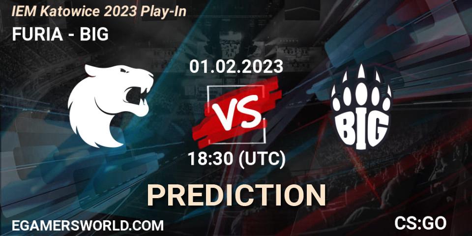 FURIA contre BIG : prédiction de match. 01.02.23. CS2 (CS:GO), IEM Katowice 2023 Play-In