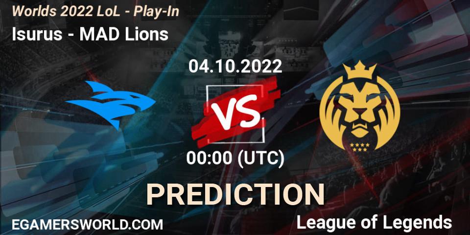 Isurus contre MAD Lions : prédiction de match. 29.09.22. LoL, Worlds 2022 LoL - Play-In