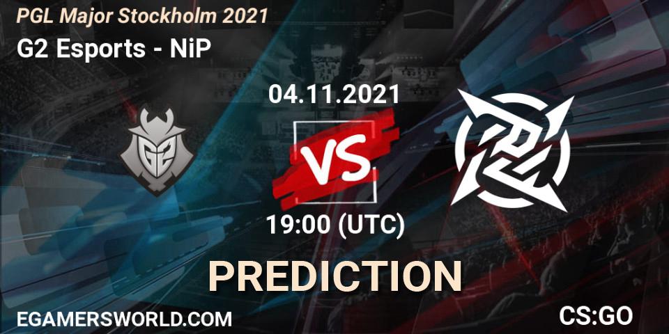 G2 Esports contre NiP : prédiction de match. 04.11.21. CS2 (CS:GO), PGL Major Stockholm 2021