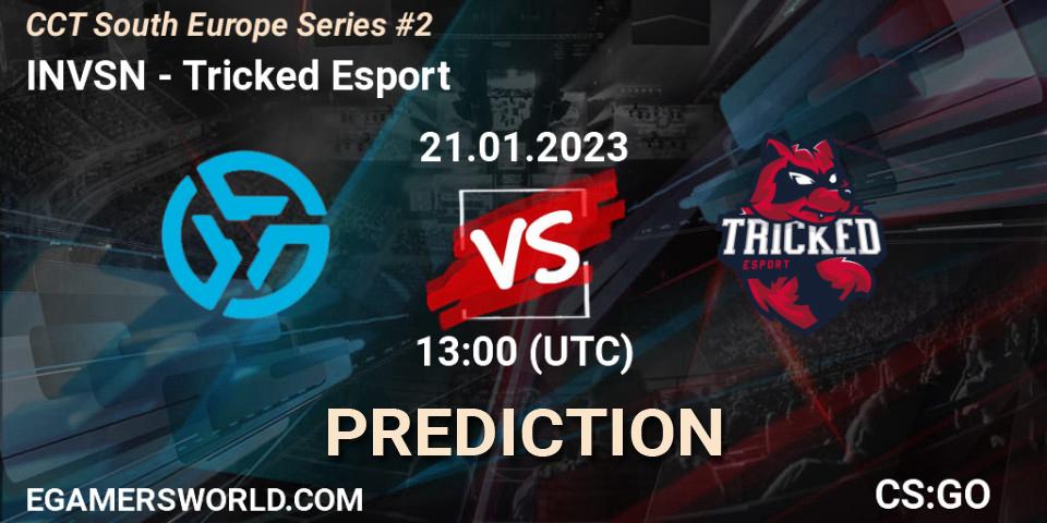 INVSN contre Tricked Esport : prédiction de match. 21.01.23. CS2 (CS:GO), CCT South Europe Series #2