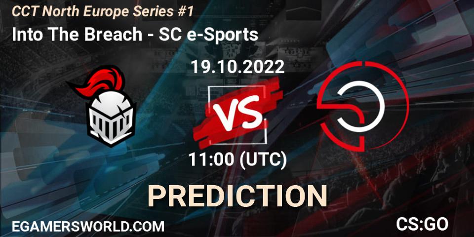 Into The Breach contre SC e-Sports : prédiction de match. 19.10.2022 at 11:00. Counter-Strike (CS2), CCT North Europe Series #1