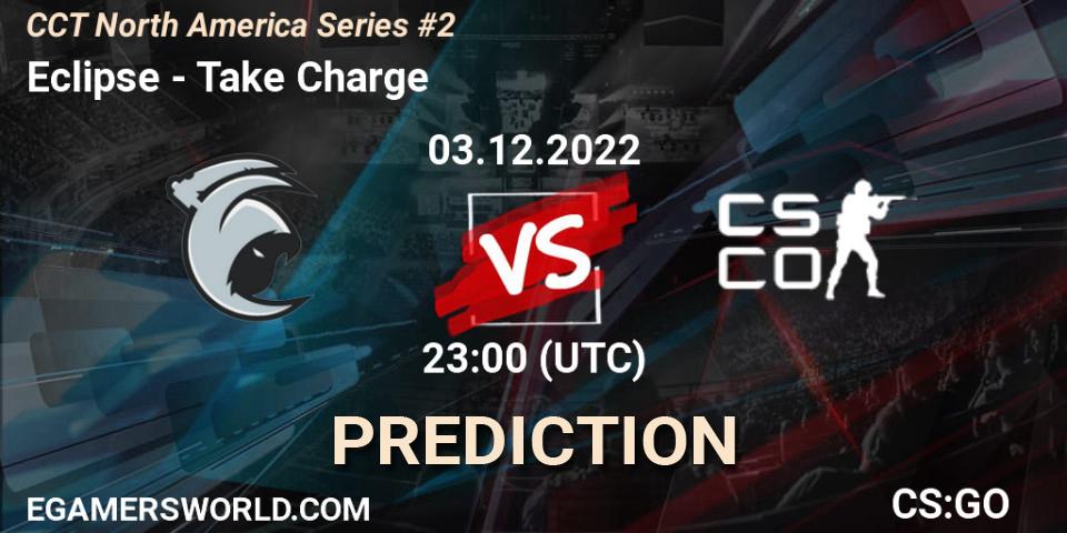 Eclipse contre Take Charge : prédiction de match. 03.12.22. CS2 (CS:GO), CCT North America Series #2
