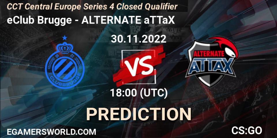 eClub Brugge contre ALTERNATE aTTaX : prédiction de match. 30.11.22. CS2 (CS:GO), CCT Central Europe Series 4 Closed Qualifier