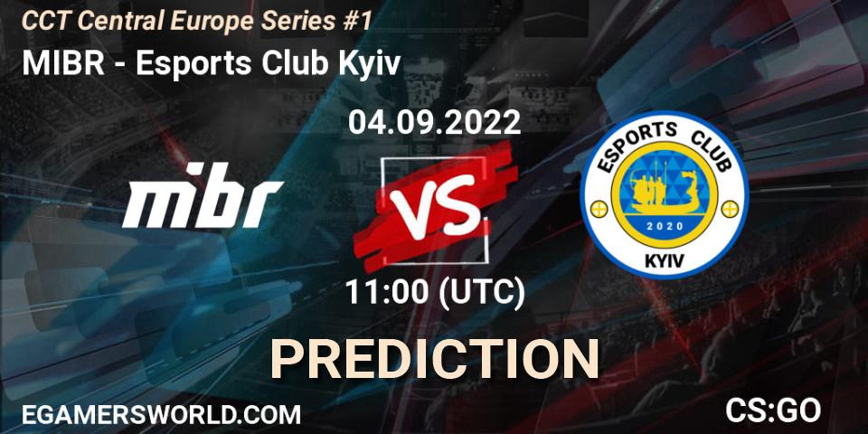 MIBR contre Esports Club Kyiv : prédiction de match. 04.09.2022 at 11:00. Counter-Strike (CS2), CCT Central Europe Series #1