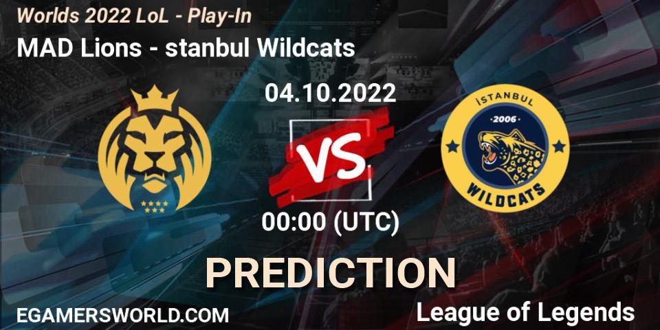 MAD Lions contre İstanbul Wildcats : prédiction de match. 30.09.22. LoL, Worlds 2022 LoL - Play-In