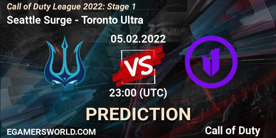 Seattle Surge contre Toronto Ultra : prédiction de match. 05.02.22. Call of Duty, Call of Duty League 2022: Stage 1
