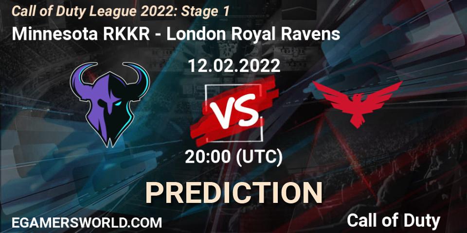 Minnesota RØKKR contre London Royal Ravens : prédiction de match. 12.02.22. Call of Duty, Call of Duty League 2022: Stage 1