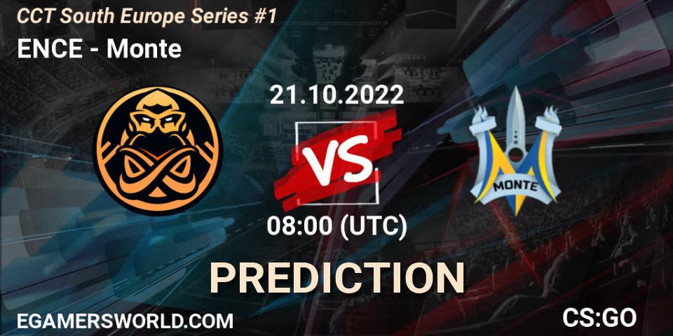 Sangal contre Monte : prédiction de match. 21.10.2022 at 08:00. Counter-Strike (CS2), CCT South Europe Series #1