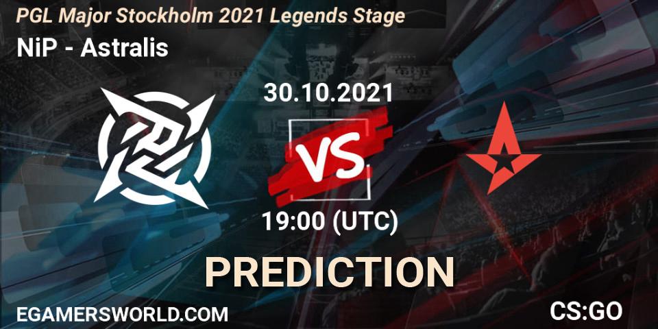 NiP contre Astralis : prédiction de match. 30.10.21. CS2 (CS:GO), PGL Major Stockholm 2021 Legends Stage
