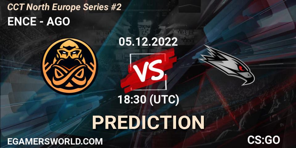 ENCE contre AGO : prédiction de match. 05.12.22. CS2 (CS:GO), CCT North Europe Series #2