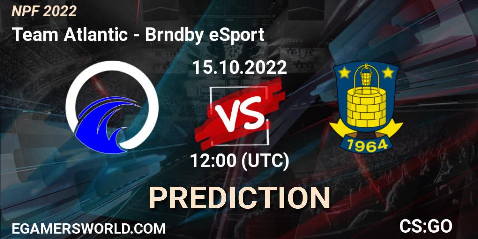 Team Atlantic contre Brøndby eSport : prédiction de match. 15.10.2022 at 13:00. Counter-Strike (CS2), NPF 2022