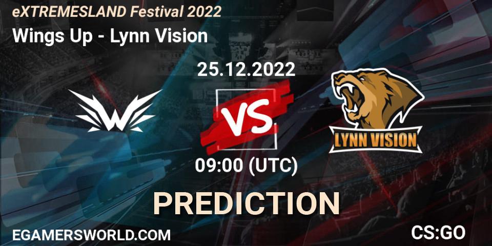 Wings Up contre Lynn Vision : prédiction de match. 25.12.22. CS2 (CS:GO), eXTREMESLAND Festival 2022