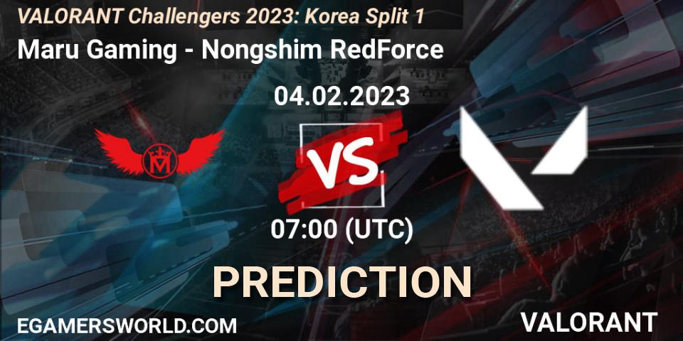 Maru Gaming contre Nongshim RedForce : prédiction de match. 04.02.23. VALORANT, VALORANT Challengers 2023: Korea Split 1