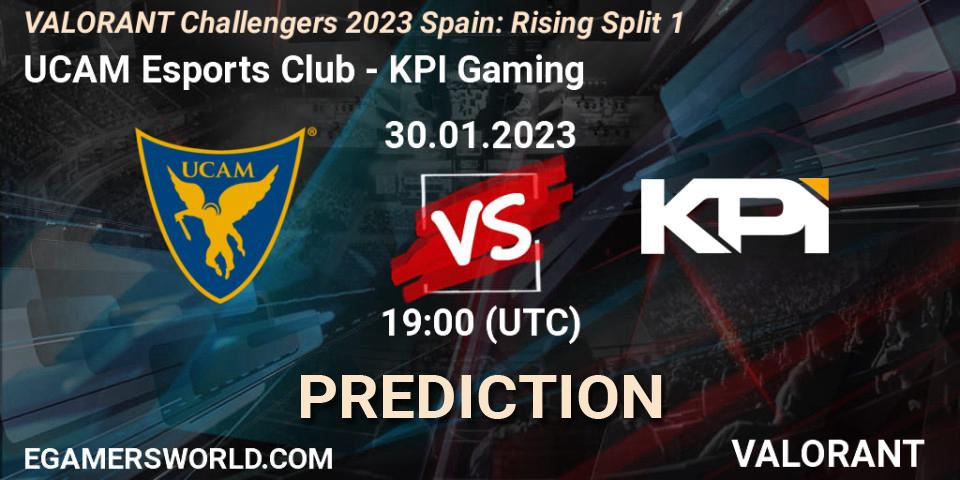 UCAM Esports Club contre KPI Gaming : prédiction de match. 30.01.23. VALORANT, VALORANT Challengers 2023 Spain: Rising Split 1