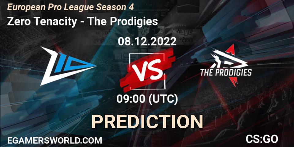 Zero Tenacity contre The Prodigies : prédiction de match. 08.12.22. CS2 (CS:GO), European Pro League Season 4
