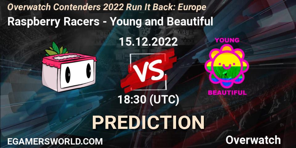 Raspberry Racers contre Young and Beautiful : prédiction de match. 15.12.22. Overwatch, Overwatch Contenders 2022 Run It Back: Europe