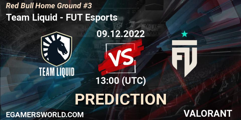 Team Liquid contre FUT Esports : prédiction de match. 09.12.22. VALORANT, Red Bull Home Ground #3