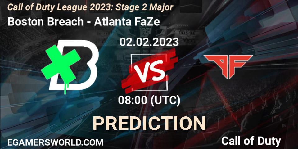 Boston Breach contre Atlanta FaZe : prédiction de match. 02.02.2023 at 20:00. Call of Duty, Call of Duty League 2023: Stage 2 Major