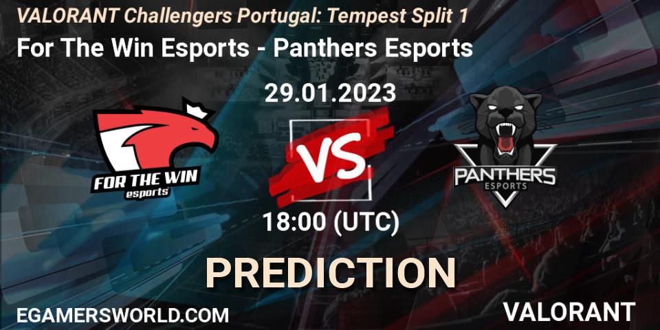 For The Win Esports contre Panthers Esports : prédiction de match. 20.02.23. VALORANT, VALORANT Challengers 2023 Portugal: Tempest Split 1