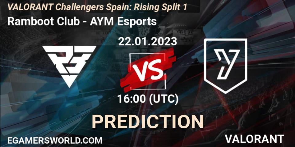 Ramboot Club contre AYM Esports : prédiction de match. 22.01.23. VALORANT, VALORANT Challengers 2023 Spain: Rising Split 1