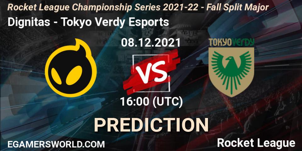 Dignitas contre Tokyo Verdy Esports : prédiction de match. 08.12.21. Rocket League, RLCS 2021-22 - Fall Split Major