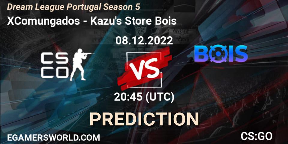 XComungados contre Kazu's Store Bois : prédiction de match. 08.12.22. CS2 (CS:GO), Dream League Portugal Season 5