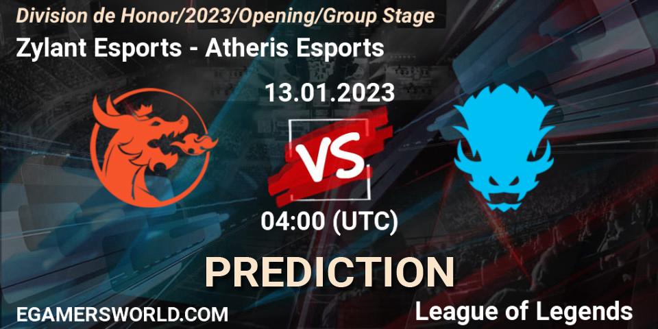 Zylant Esports contre Atheris Esports : prédiction de match. 13.01.23. LoL, División de Honor Opening 2023 - Group Stage