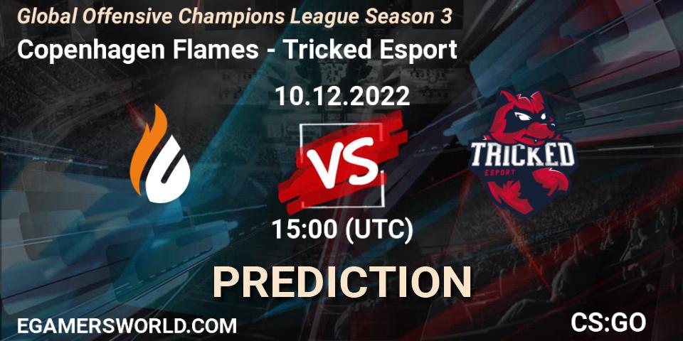 Copenhagen Flames contre Tricked Esport : prédiction de match. 10.12.22. CS2 (CS:GO), Global Offensive Champions League Season 3
