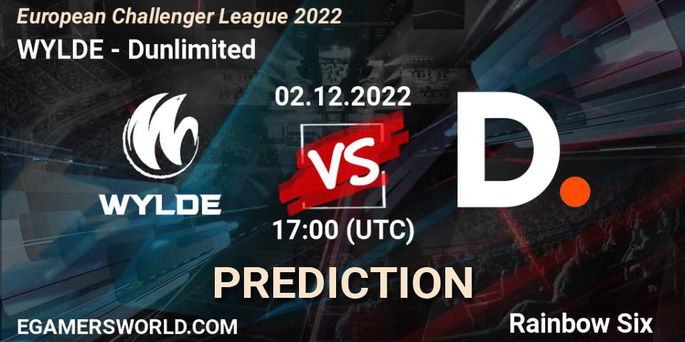 WYLDE contre Dunlimited : prédiction de match. 02.12.22. Rainbow Six, European Challenger League 2022