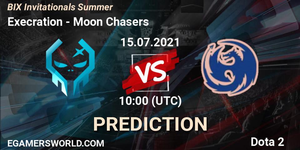 Execration contre Moon Chasers : prédiction de match. 15.07.2021 at 10:37. Dota 2, BIX Invitationals Summer