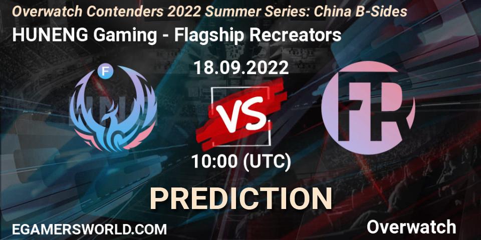 HUNENG Gaming contre Flagship Recreators : prédiction de match. 18.09.22. Overwatch, Overwatch Contenders 2022 Summer Series: China B-Sides