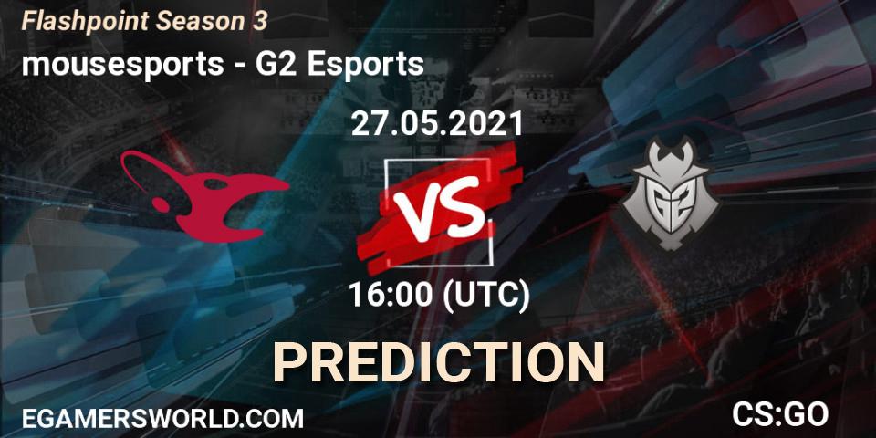 mousesports contre G2 Esports : prédiction de match. 27.05.21. CS2 (CS:GO), Flashpoint Season 3