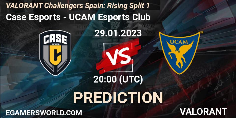 Case Esports contre UCAM Esports Club : prédiction de match. 29.01.23. VALORANT, VALORANT Challengers 2023 Spain: Rising Split 1