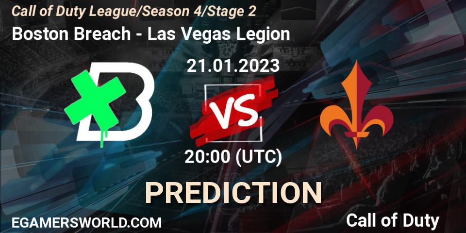 Boston Breach contre Las Vegas Legion : prédiction de match. 21.01.2023 at 20:00. Call of Duty, Call of Duty League 2023: Stage 2 Major Qualifiers