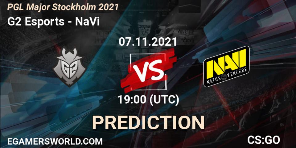 G2 Esports contre NaVi : prédiction de match. 07.11.2021 at 19:00. Counter-Strike (CS2), PGL Major Stockholm 2021
