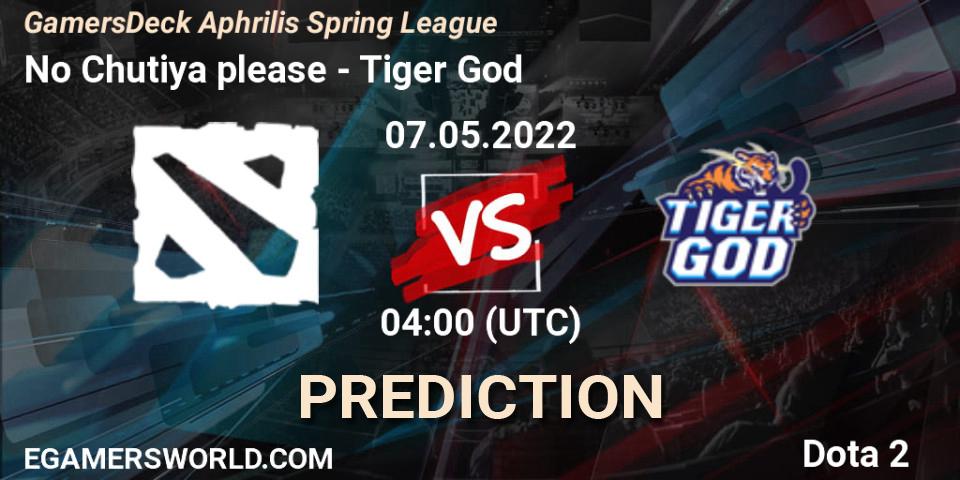 No Chutiya please contre Tiger God : prédiction de match. 07.05.2022 at 04:14. Dota 2, GamersDeck Aphrilis Spring League